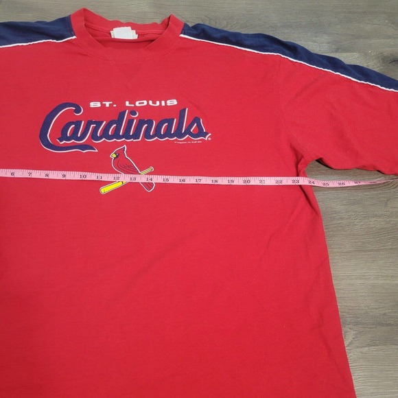 St Louis Cardinals Shirt Mens Extra Large Red Graphic Tee Athleisure Lounge - Picture 4 of 6